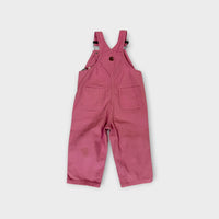 Carhartt Pink Heart Workwear Overalls, Size 1
