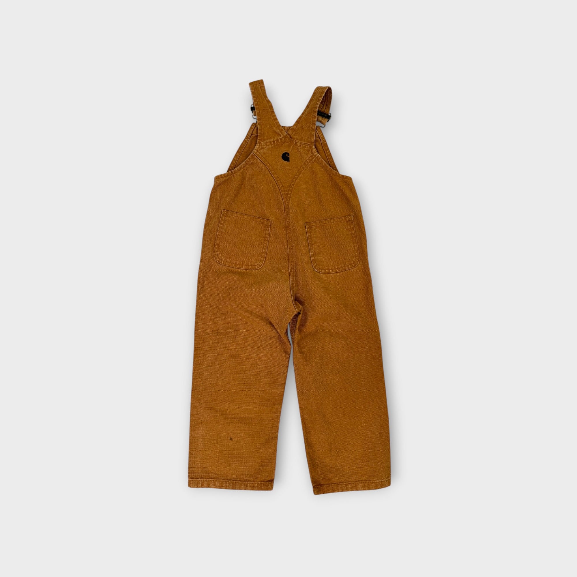 Carhartt Duck Brown Duck Overalls, Size 3