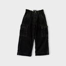 00s Oshkosh Black Corduroy Cargo Pants, Size 3