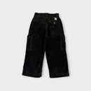 00s Oshkosh Black Corduroy Cargo Pants, Size 3