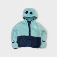 The North Face Blue Bear Hood Fleece Jacket, Size 2