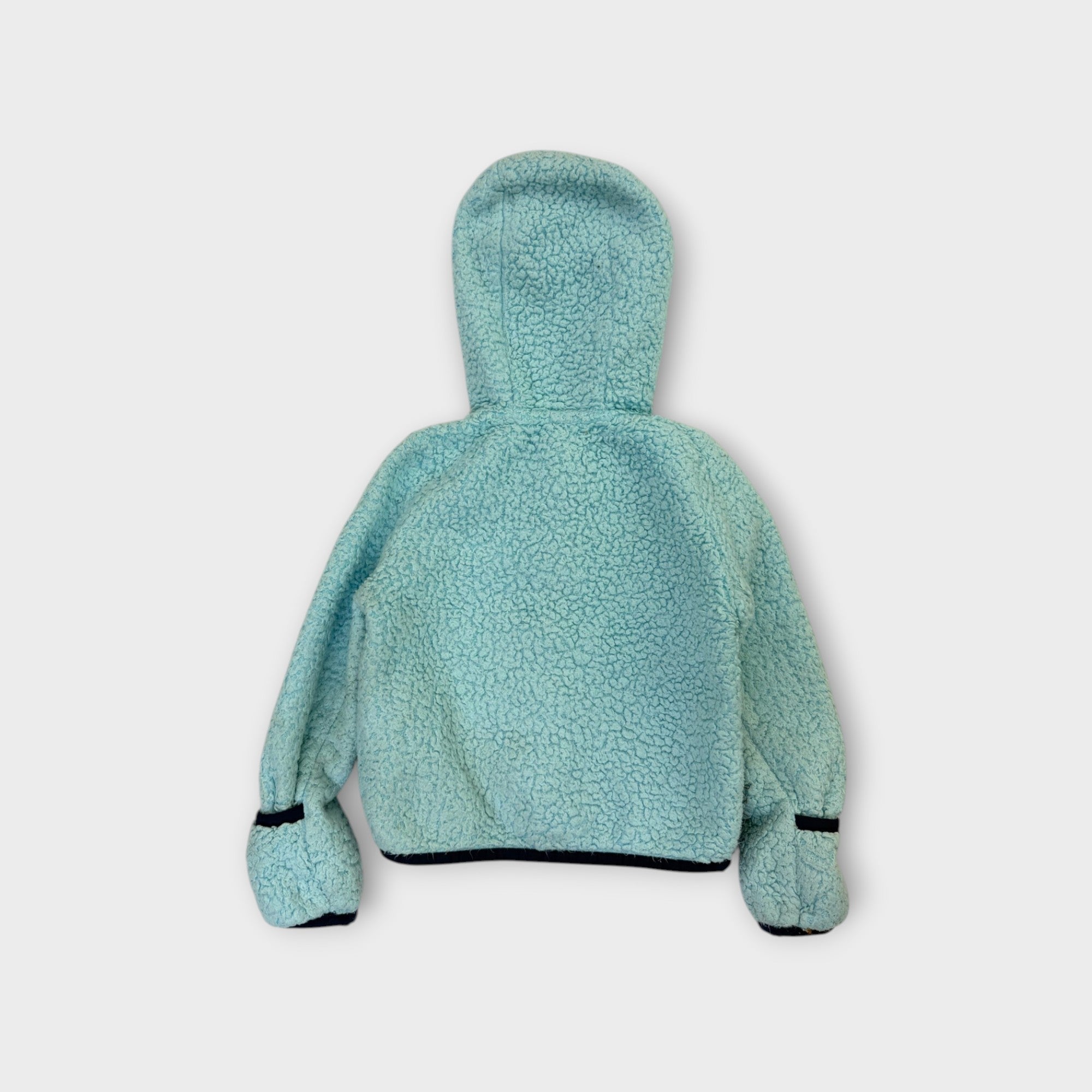 The North Face Blue Bear Hood Fleece Jacket, Size 2