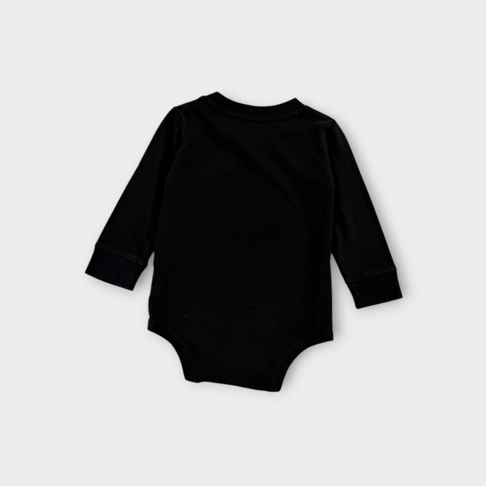 Carharrt Black Long Sleeve Bodysuit, Size 0