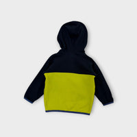 Patagonia Yellow & Navy Fleece Jacket, Size 0