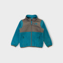 The North Face Retro Blue & Grey Fleece Jacket, Size 3