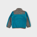 The North Face Retro Blue & Grey Fleece Jacket, Size 3