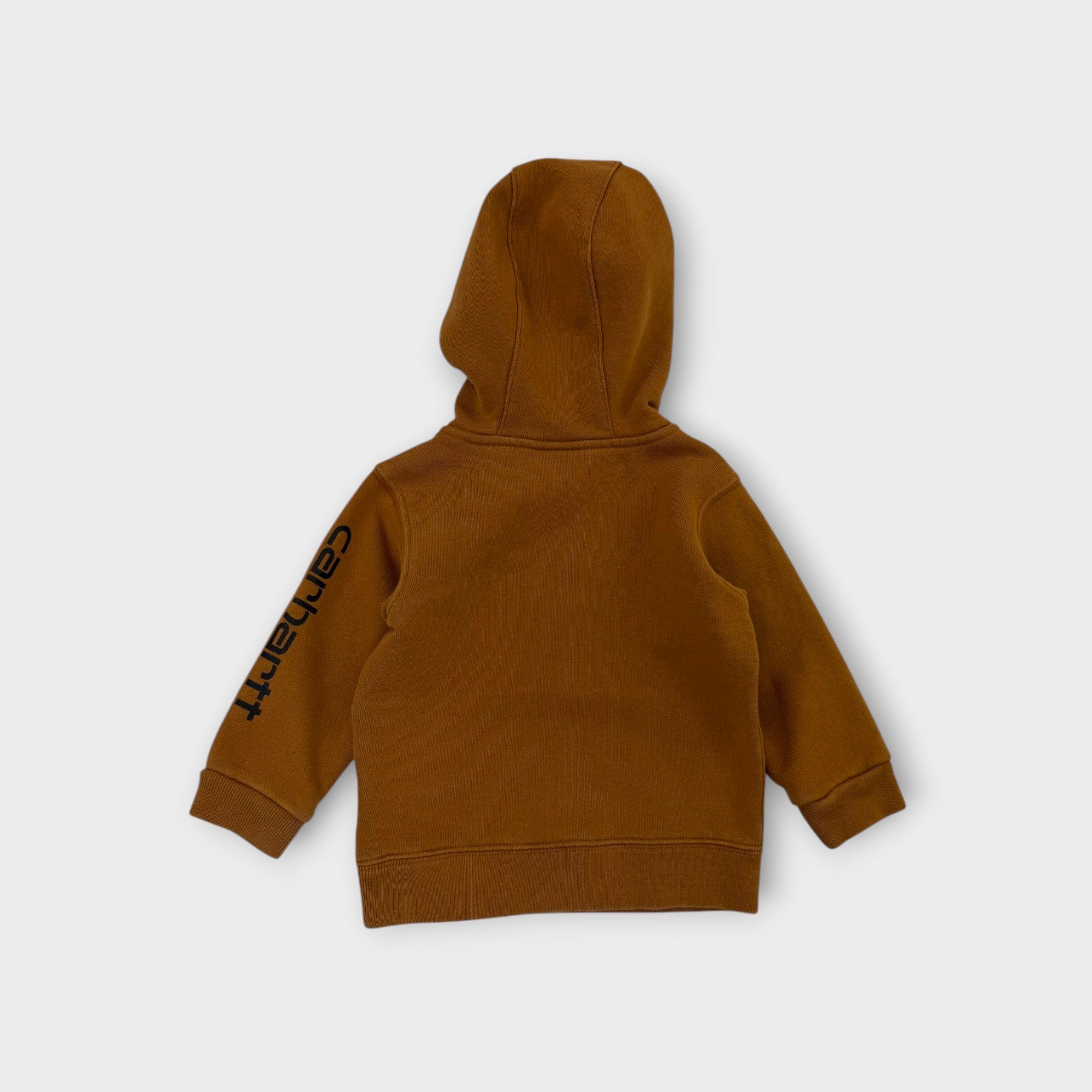 Brown Carhartt Quarter Zip Hoodie, Size 1