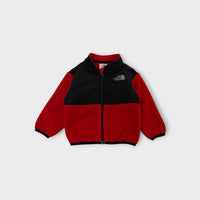 The North Face Red and Black Fleece Jacket, Size 0