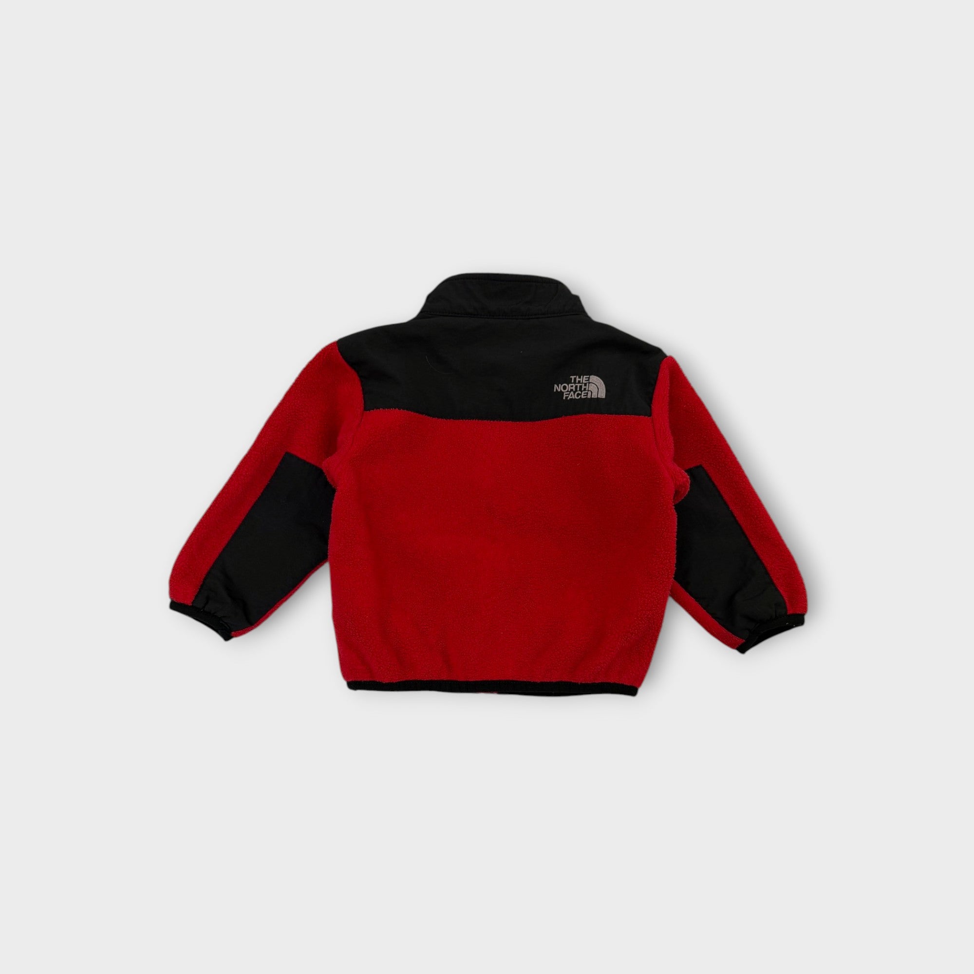 The North Face Red and Black Fleece Jacket, Size 0