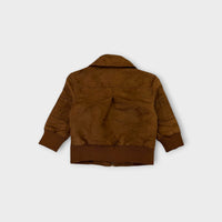 Brown Suede Look Oshkosh Jacket, Size 2