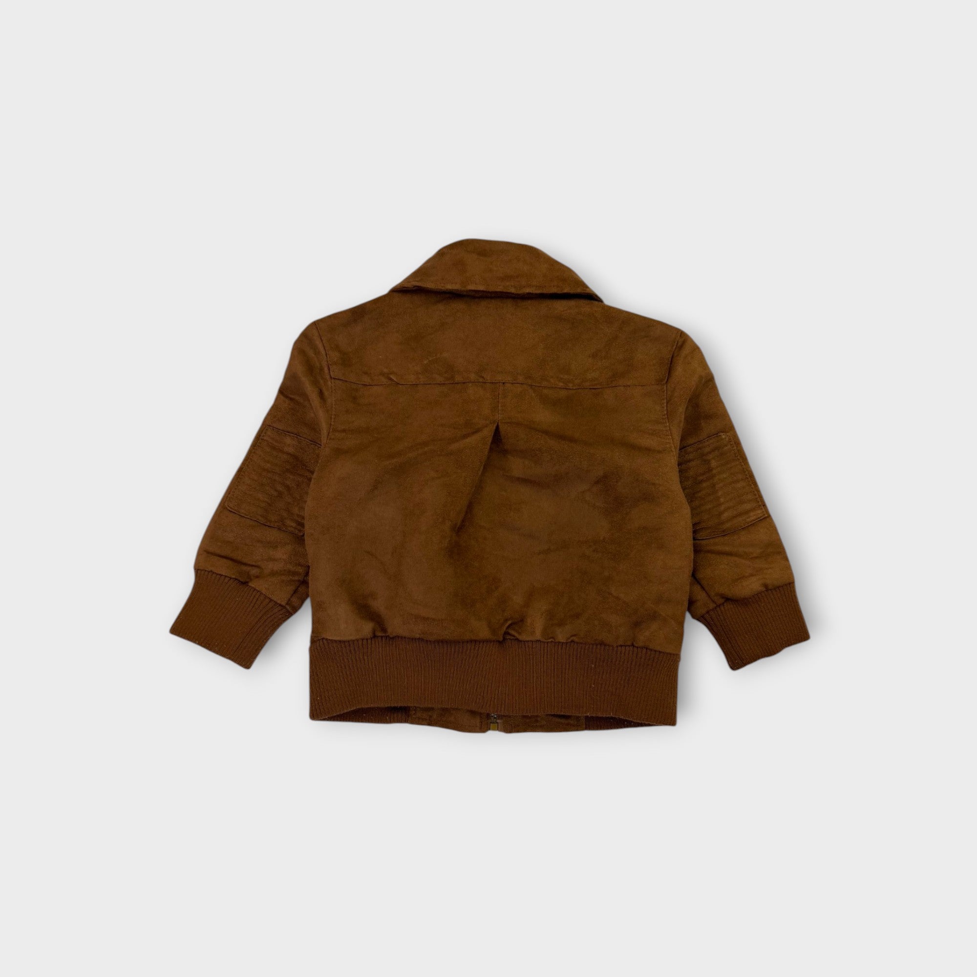 Brown Suede Look Oshkosh Jacket, Size 2