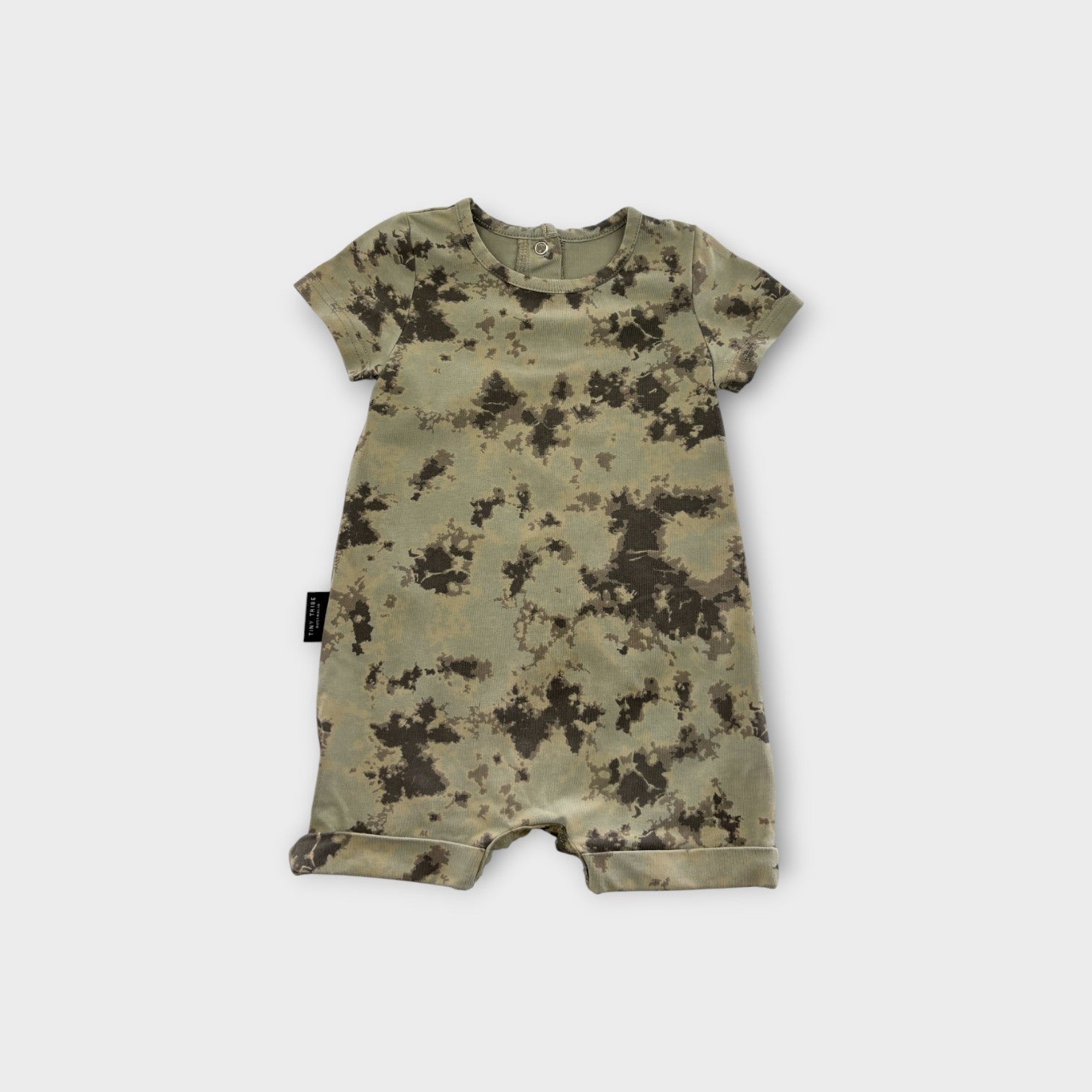 Tiny Tribe Camo Bodysuit, Size 0