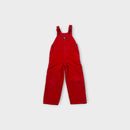 Retro OshKosh B'Gosh Red Corduroy Overalls, Size 4