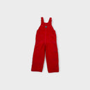 Retro OshKosh B'Gosh Red Corduroy Overalls, Size 4