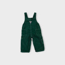 Retro OshKosh B'Gosh Green Corduroy Overalls, Size 0
