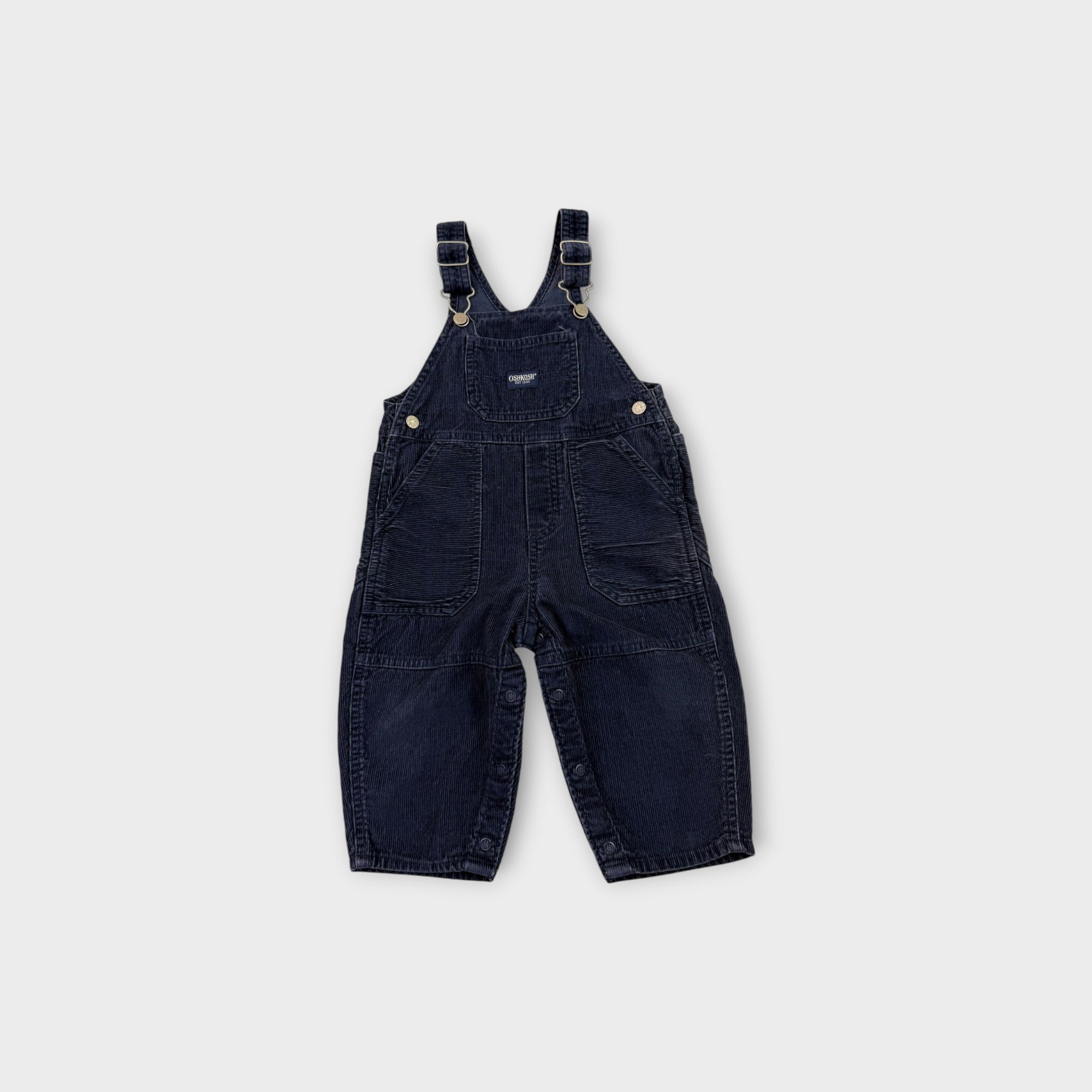 Vintage Oshkosh B'Gosh Corduroy Overalls, Size 1
