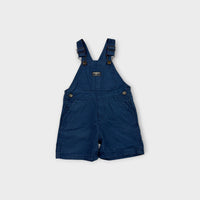 Retro OshKosh B'Gosh Navy Check Shortalls, Sizen 1