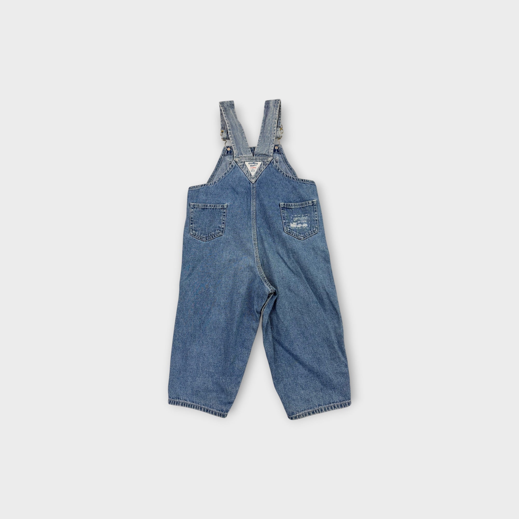 Vintage Oshkosh B'Gosh Hickory Patch Overalls, Size 3