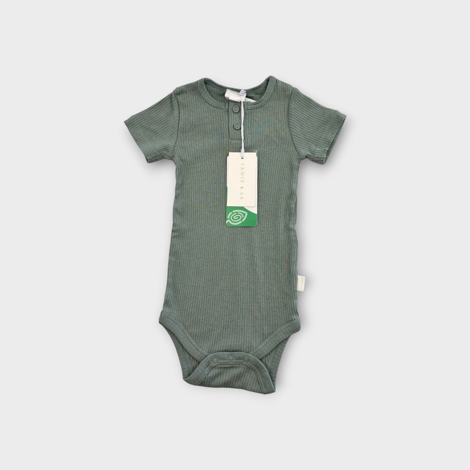 Jamie Kay Sage Ribbed Bodysuit, Size 1