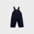 Vintage OshKosh B'Gosh Navy Lined Overalls, Size 0