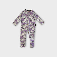 Kip & Co Swan Print Onesie, Size 1
