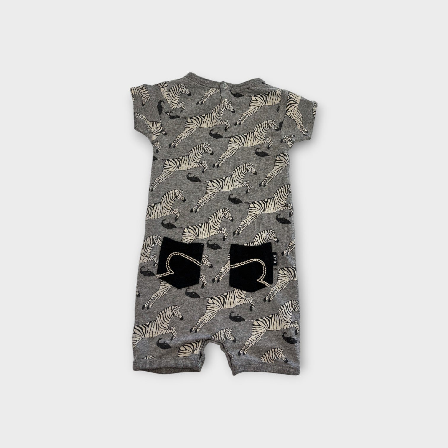 Rock Your Baby Zebra Onesie, Size 1