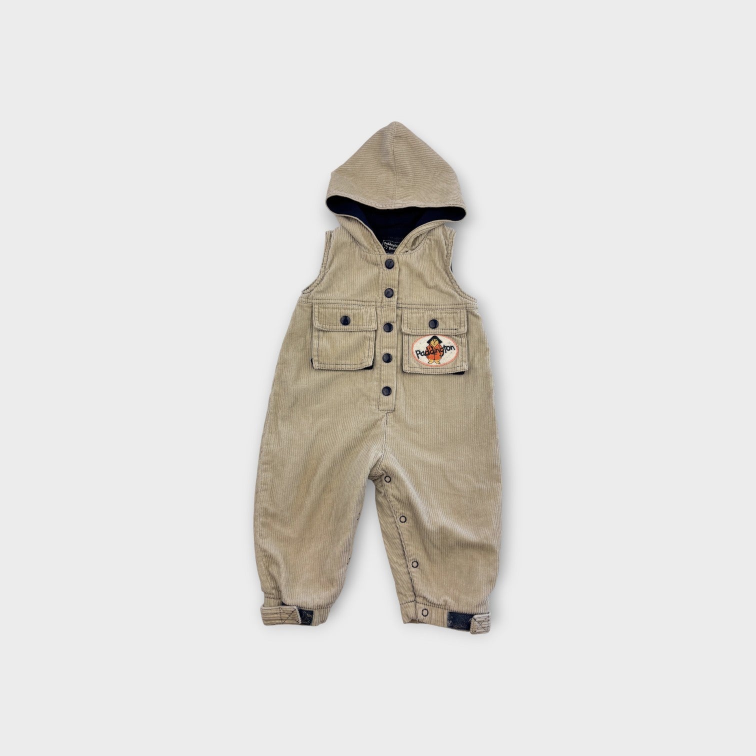 Vintage Paddington Bear Corduroy Jumpsuit, Size 1