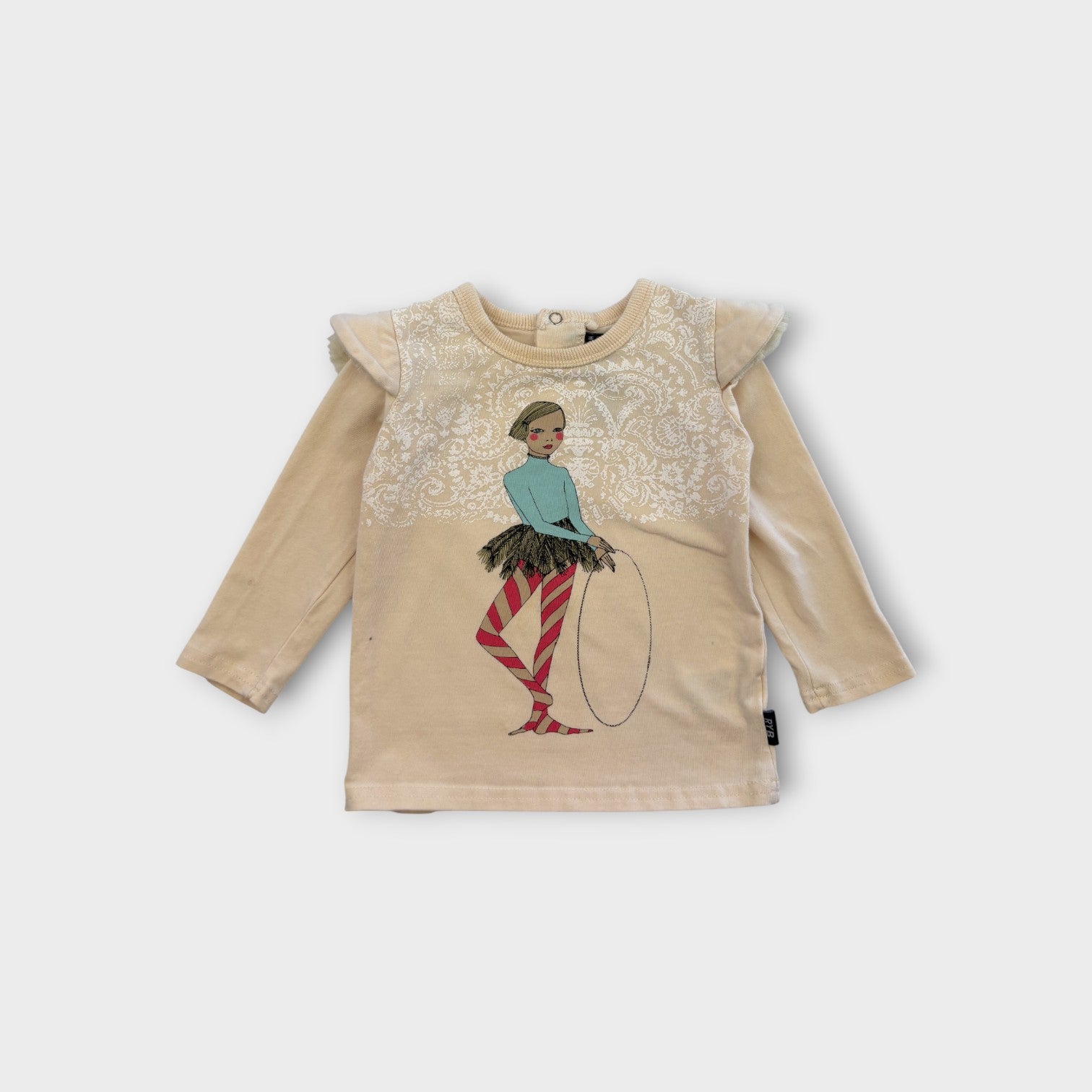 Rock Your Baby Cream Long Sleeve, Size 1