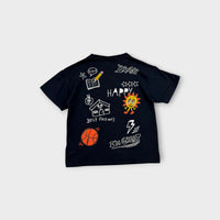 I Scream Colour Navy T-Shirt, Size 6
