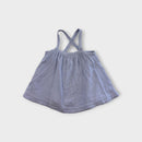 Nature Baby Blue Pinafore Dress, Size 1