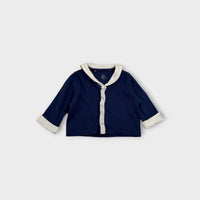 Petit Bateau Sailor Cardigan, Size 000