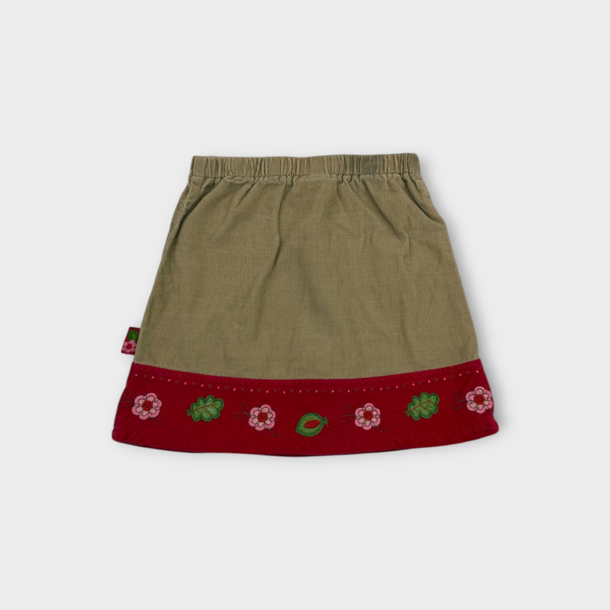 Retro Corduroy Skirt, Size 3-4