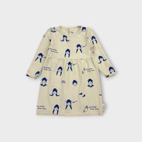Tiny Cotton Faces Dress, Size 2
