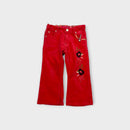 Retro Corduroy Flare Pants, Size 4