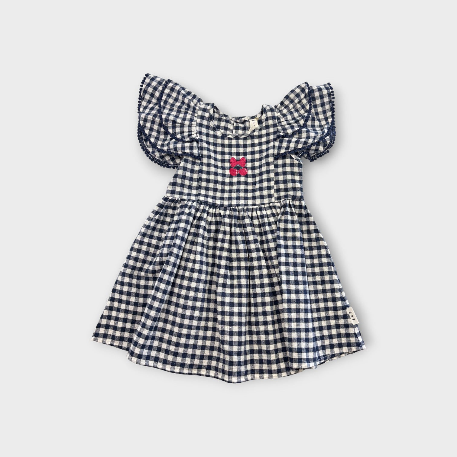 Hux Gingham Cherry Dress, Size 1