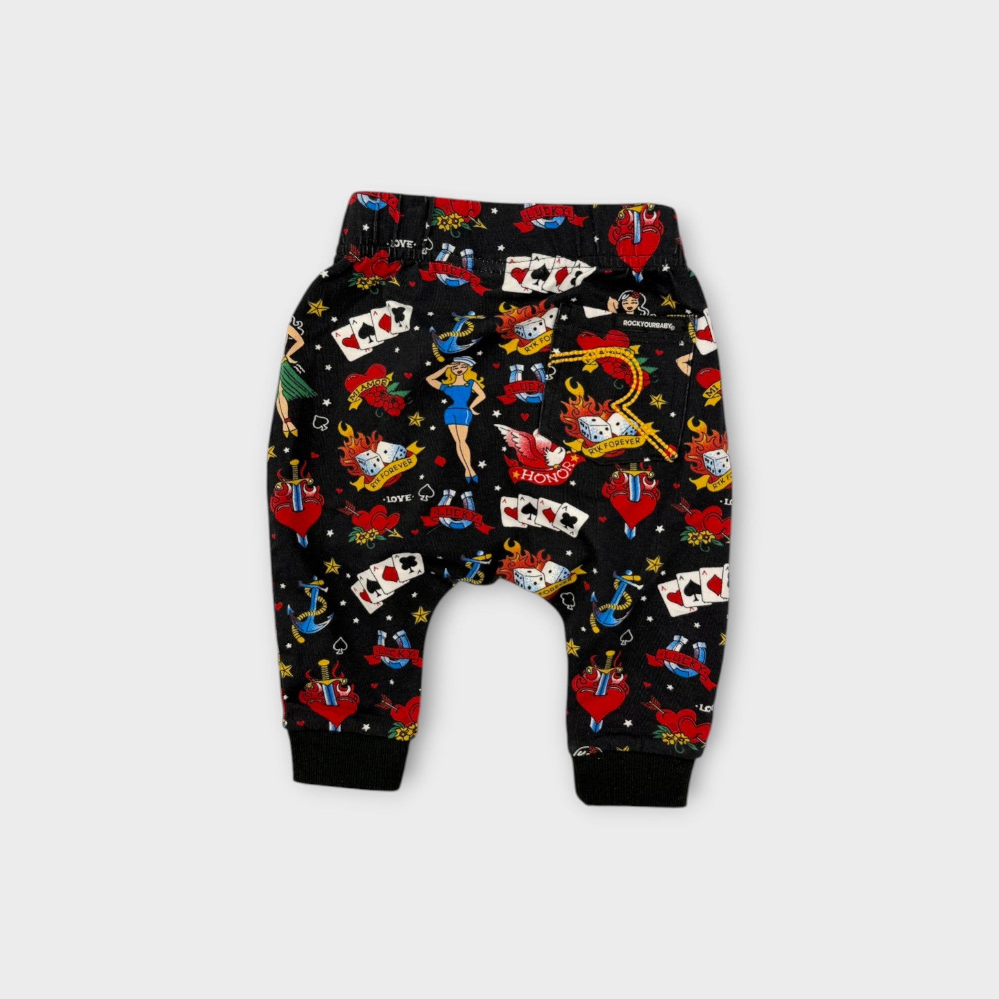 Rock Your Baby Tattoo Pants, Size 00