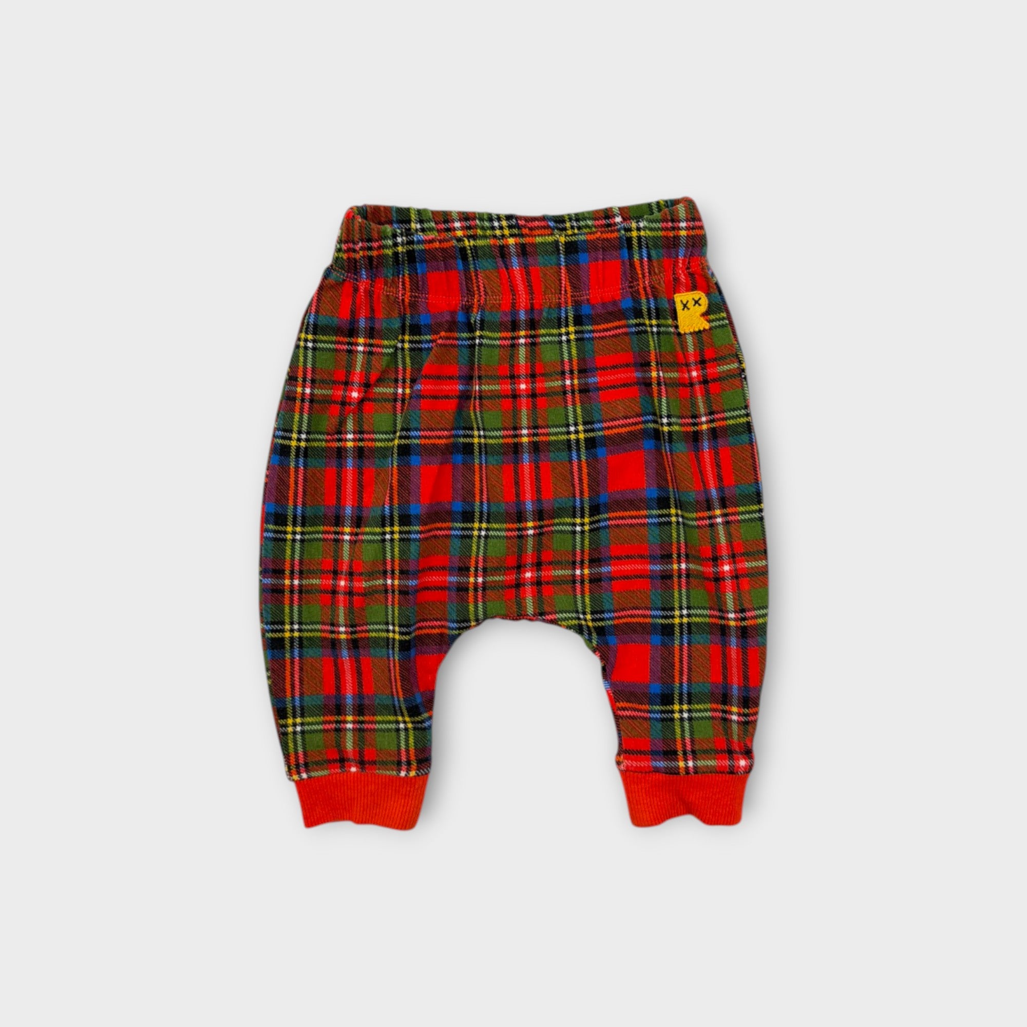 Rock Your Baby Tartan Print Pants, Size 00