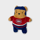 NHL Montreal Canadiens Zip-Up Hoodie 2 in 1 Jacket and Plushie, Size 4-5