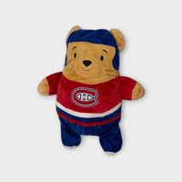 NHL Montreal Canadiens Zip-Up Hoodie 2 in 1 Jacket and Plushie, Size 4-5