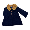 Dream Navy Cord Coat, Size 2-3