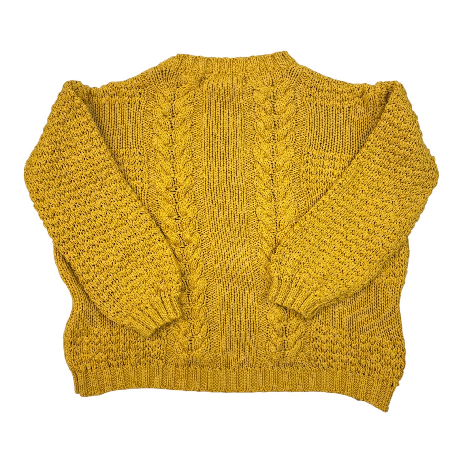 Bella & Lace Yellow Cable Knit, Size 10-12