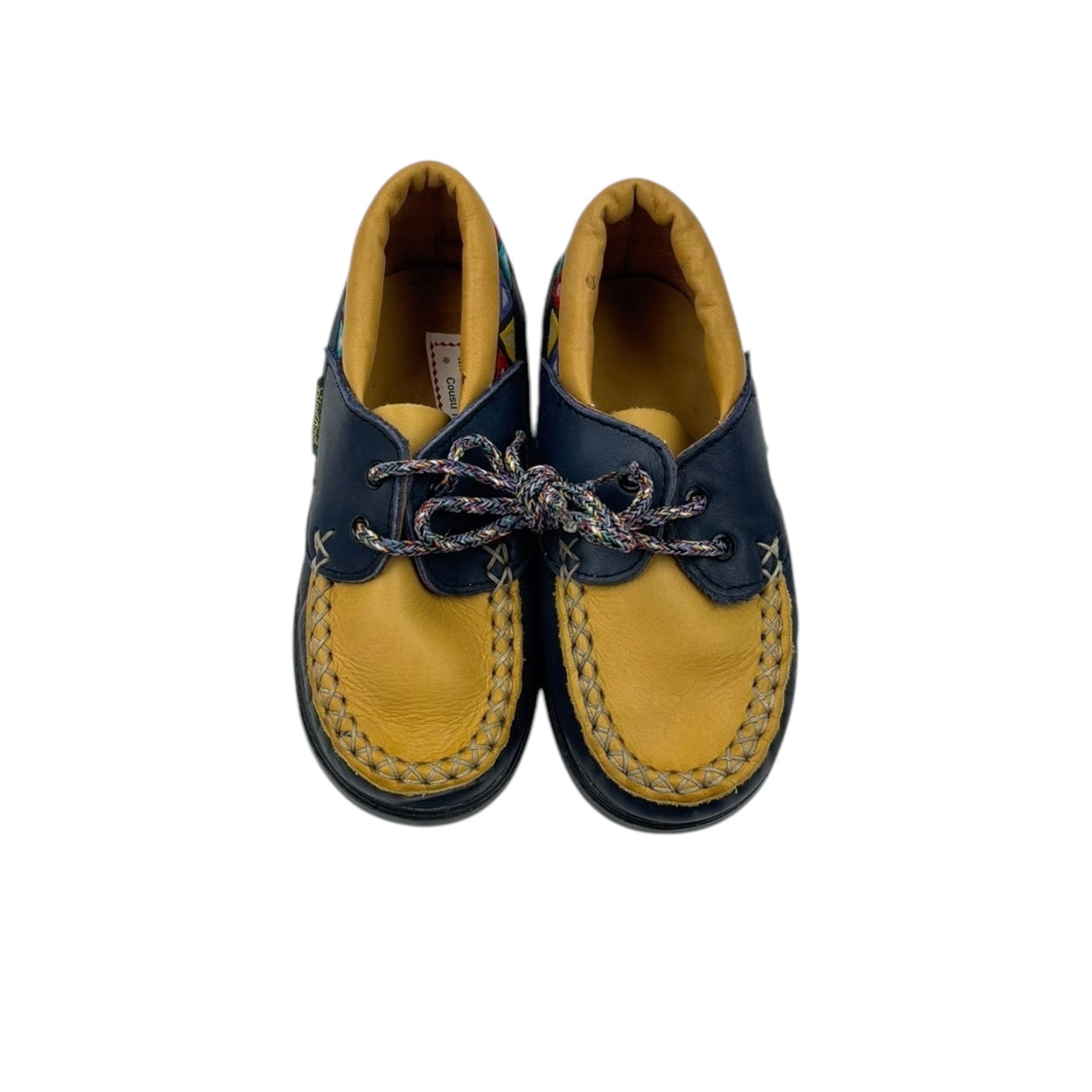 Handmade Leather Moccasins, Size EU26