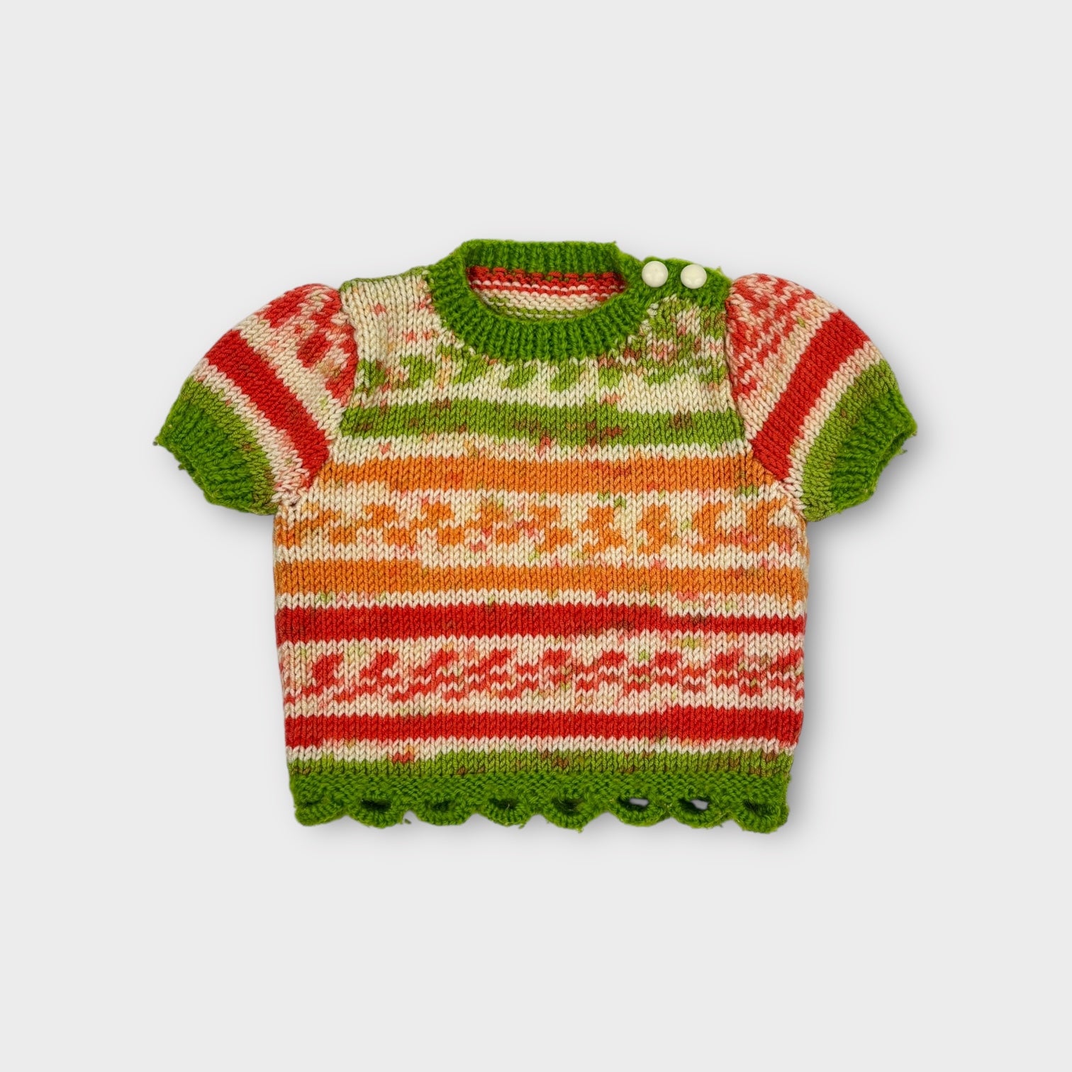Vintage Handmade Knit Jumper, Size 000