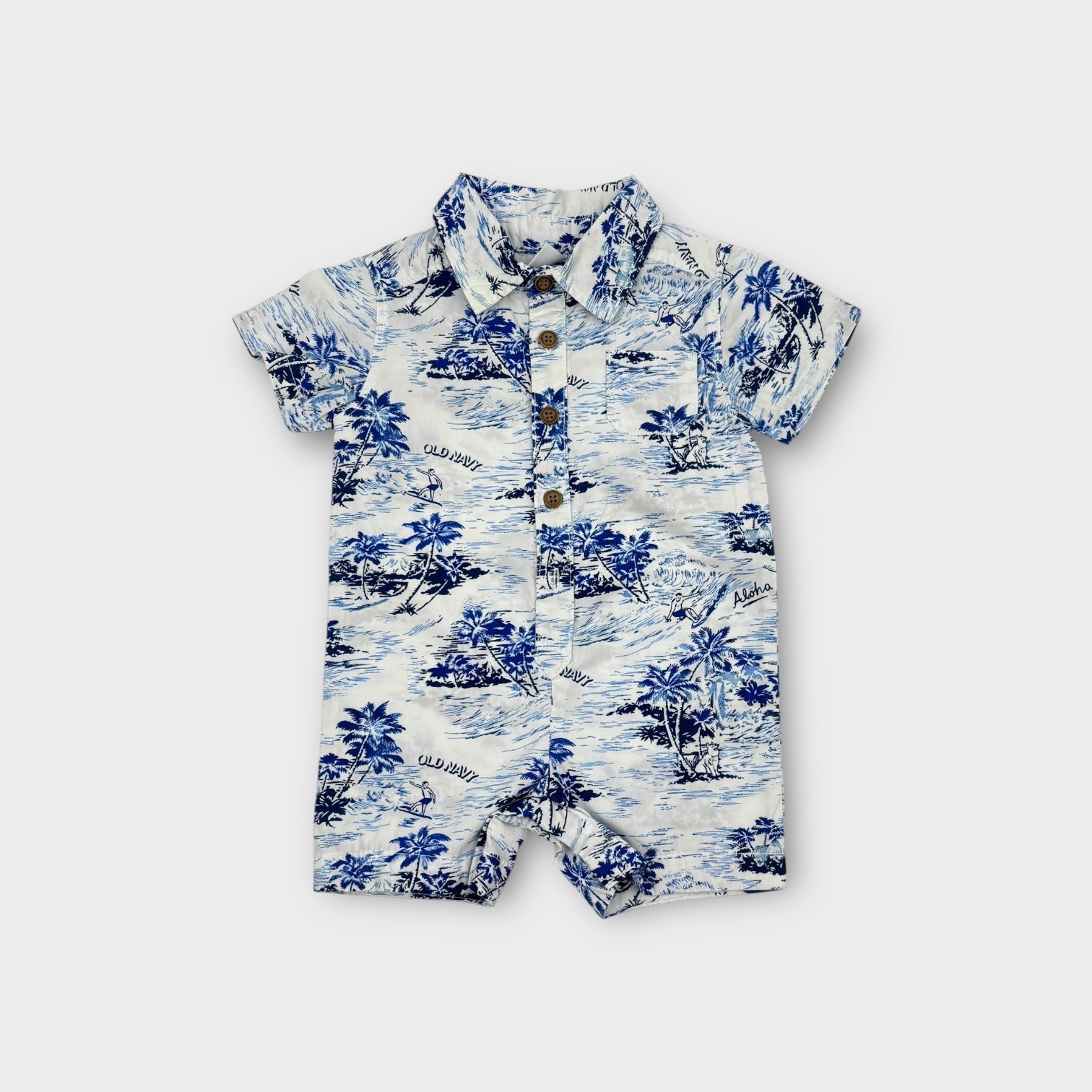 Old Navy Printed Playsuit, Size 00