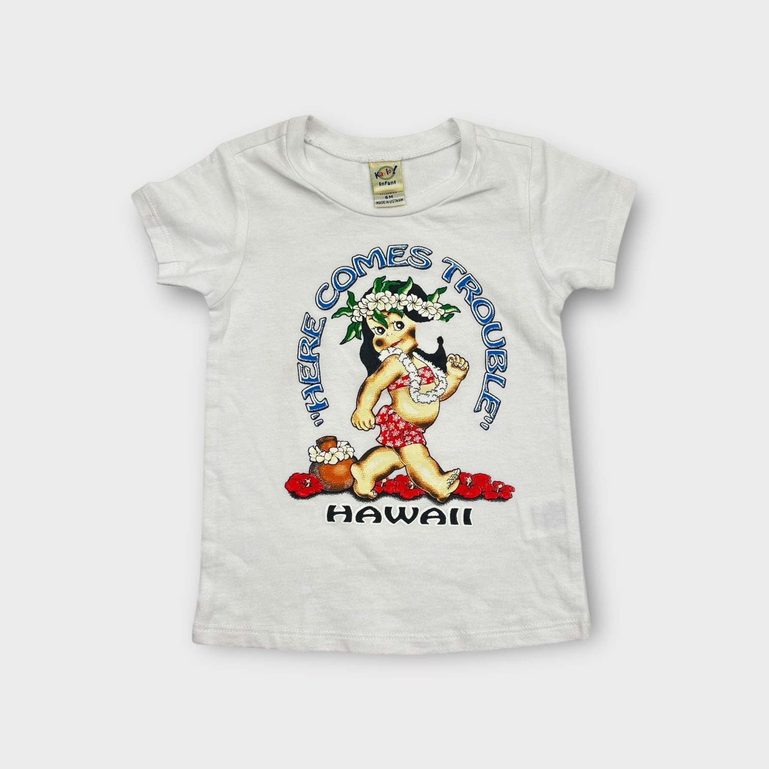Vintage Hawaii Souvenir Tee, Size 00