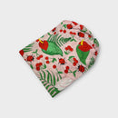 Pink Lady Bird Print Fitted Cot Sheet