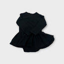 Rock Your Baby Black Embroidered Dress, Size 18-24m