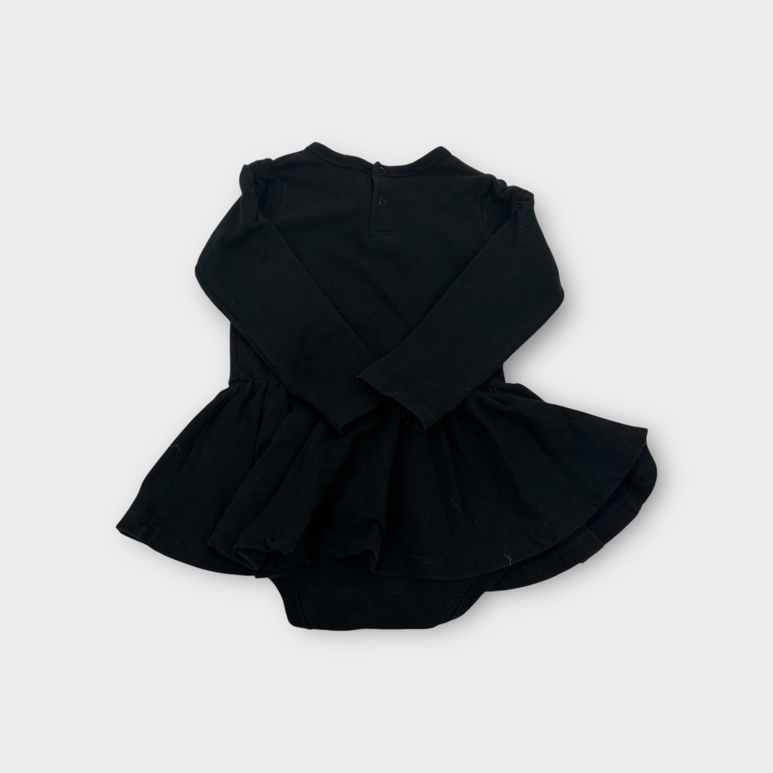 Rock Your Baby Black Embroidered Dress, Size 18-24m