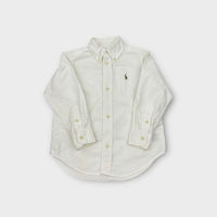 Ralph Lauren White Oxford Shirt, Size 4