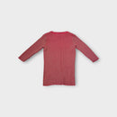 Stella McCartney Pink Ribbed Top, Size 8